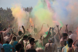 Индийский праздник красок в Бодруме – «Color Splash 2018»